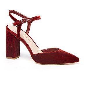 LOEFFLER RANDALL Velvet Leily Pointed Toe Pumps